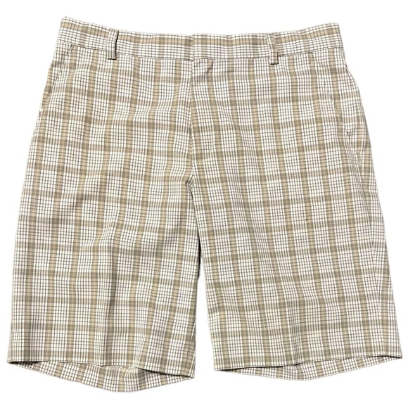 Nike Other - Nike Shorts men’s Size 34 Tiger Woods Collection Men's Golf Shorts Gray Plaid